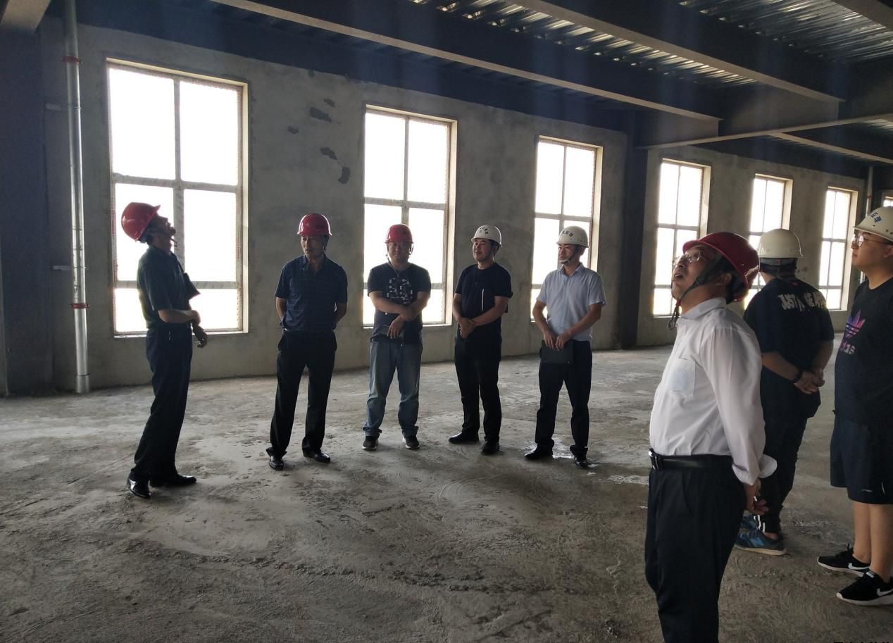市質(zhì)檢站對工業(yè)園區中小型企業(yè)孵化基地項目（二期）進(jìn)行分部分項工程階段性驗收(圖1)
